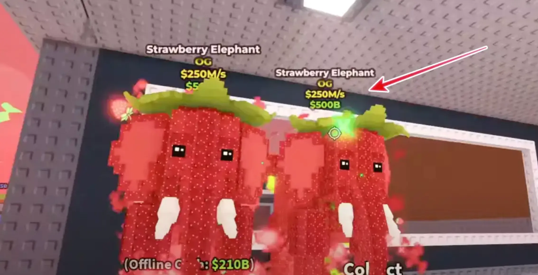 Strawberry Elephant steal a brainrot